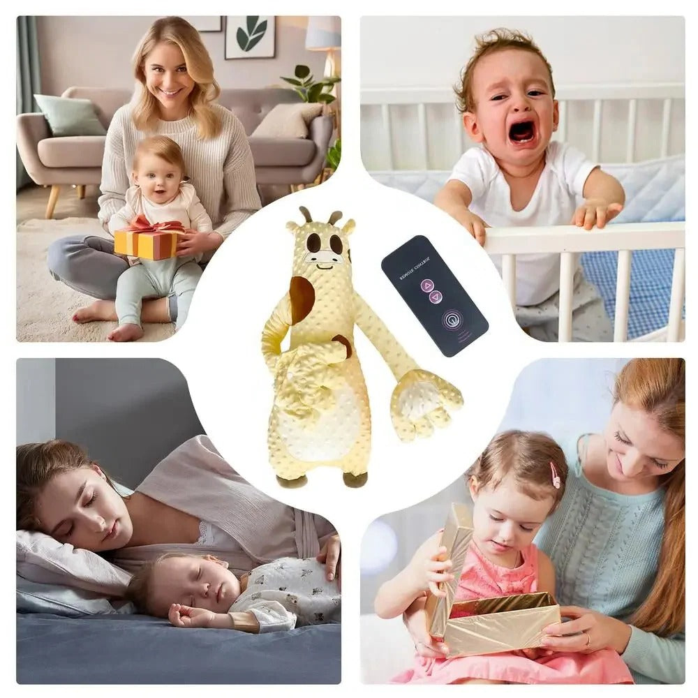 Compact baby sleep aid with adjustable tapping, perfect for travel & providing consistent sleep comfort.