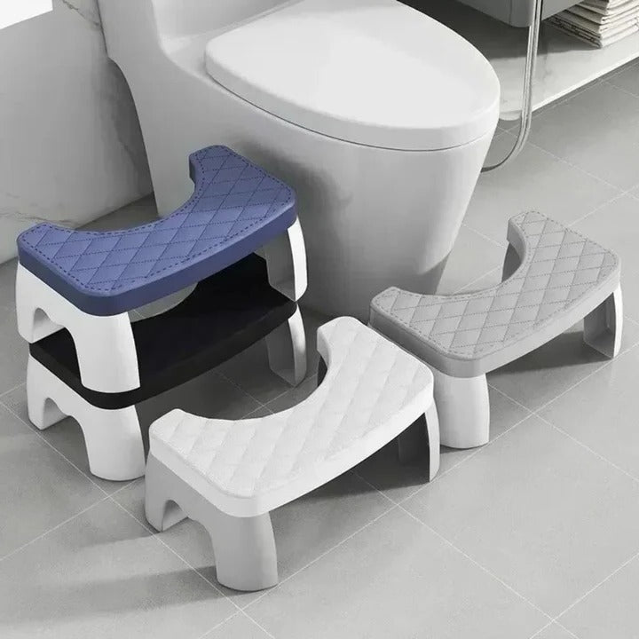 Modern design non-slip bathroom squat stool, essential for comfort, healthy posture & easy use.