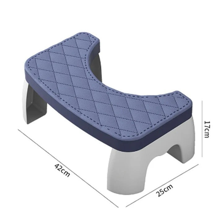 Convenient non-slip toilet squat stool, designed for comfort, hygiene, and a natural, healthy squat.