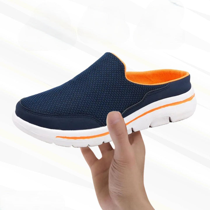 All-day comfort men's orthopedic shoes. Barefoot feel, flexible & lightweight for ultimate foot relief.