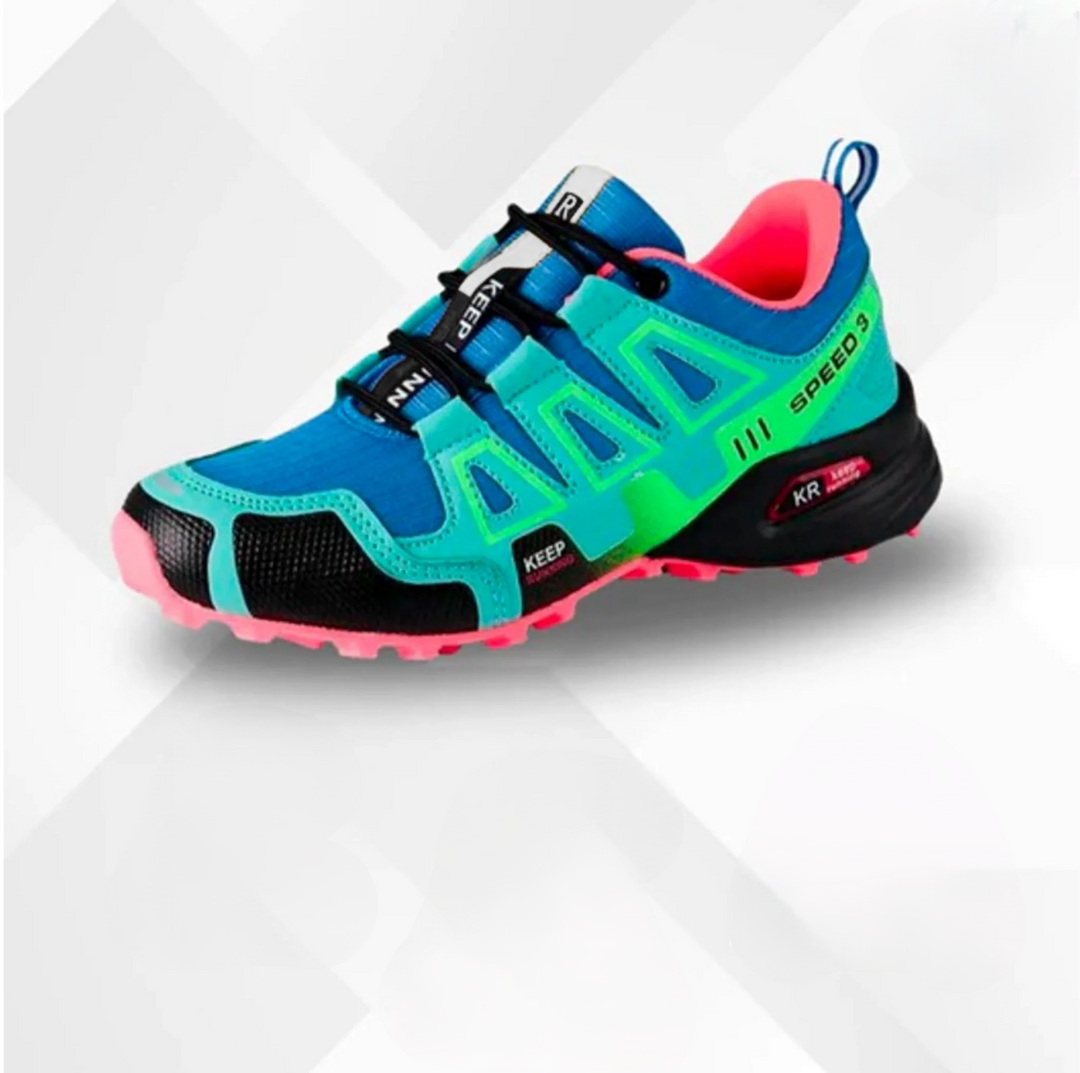Unisex orthopedic hiking footwear. Designed for active outdoor comfort, support & stability on treks.