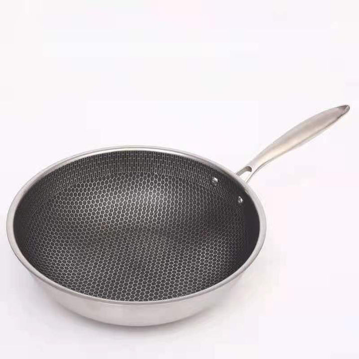 Essential stainless steel skillet for your kitchen. Durable induction-compatible non-stick frying pan.