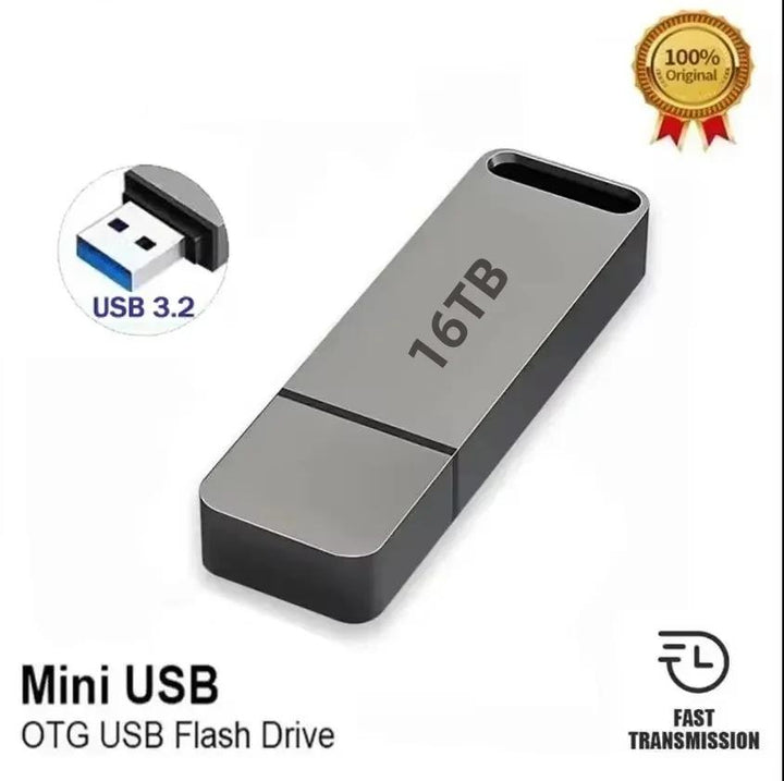 High-speed 4TB USB 3.2 external drive for rapid data transfer, compatible with Windows & Mac.