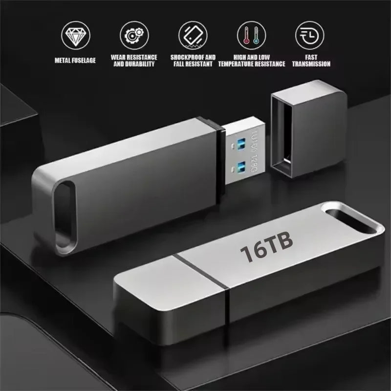Rugged 4TB USB 3.2 portable drive, waterproof & shockproof, secure mobile data storage.