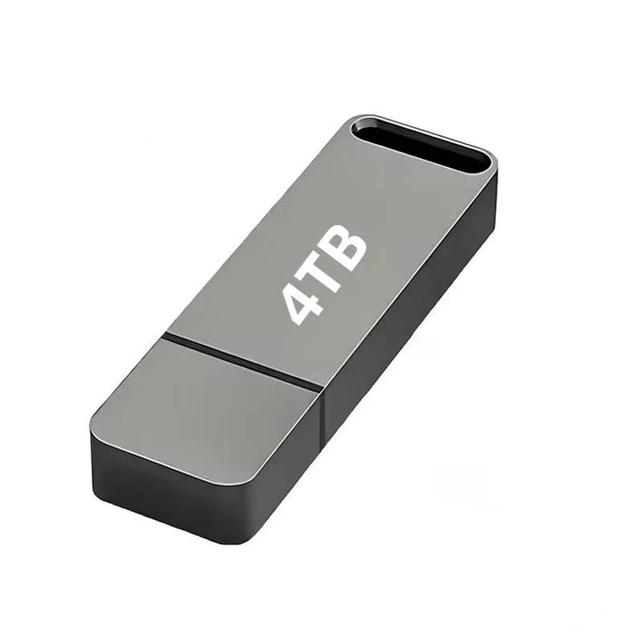 Compact 4TB USB 3.2 flash drive, high-speed portable storage for Windows and Mac.