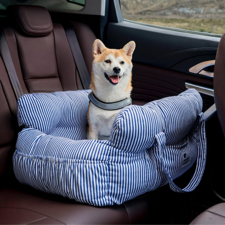 Portable Pet Booster Dog Car Seat Bed with Safety Harness - Lexians