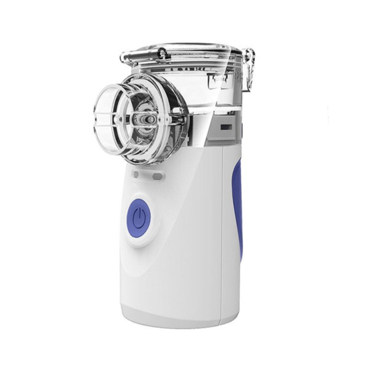 Handheld ultrasonic nebulizer providing respiratory relief. Ideal for asthma, bronchitis, allergy sufferers.