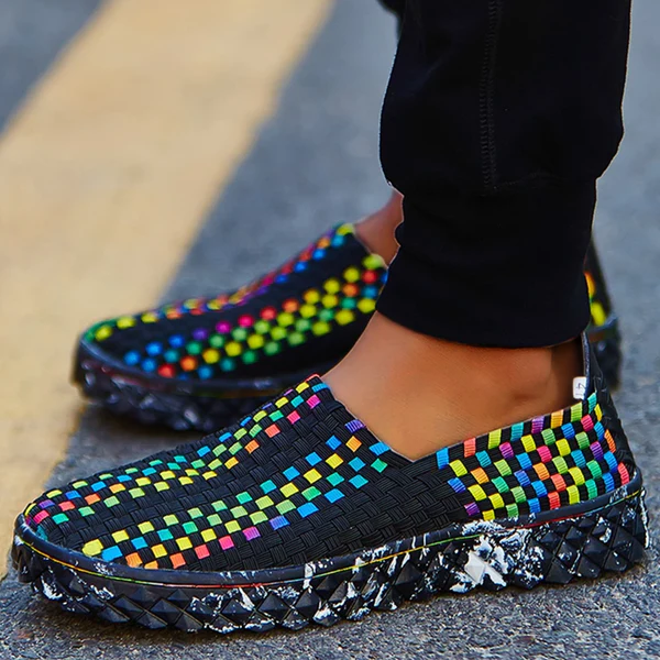 Sleek Eliana recycled women's sneakers, combining sustainable design with all-day memory foam comfort.