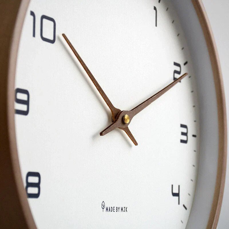 Scandinavian Minimalist Wooden Wall Clock - Lexians