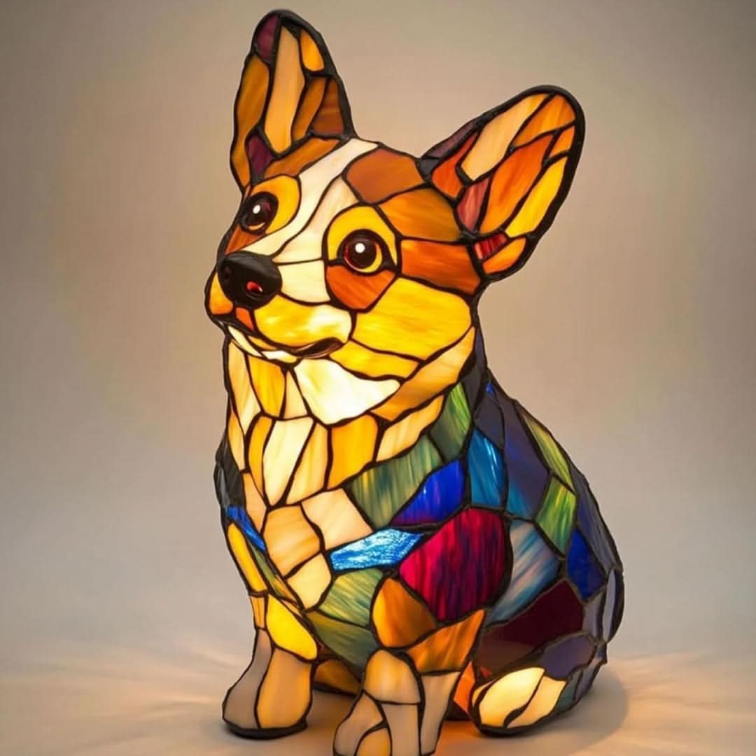 Charming shimmering LED cat statue, a stylish USB night light and unique home decor piece.