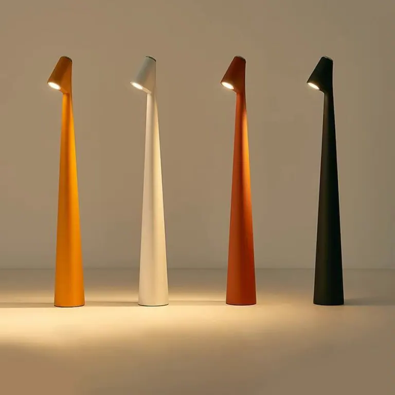 "Sleek Nordic minimalist LED wireless mood lamp with dimmable light and durable design for modern home decor."