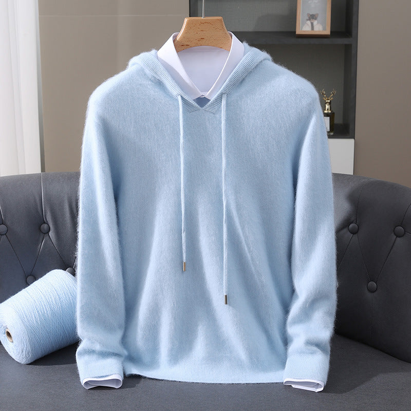 Soft unisex everyday comfort hoodie in relaxed fit, perfect for casual layering in fall or winter.