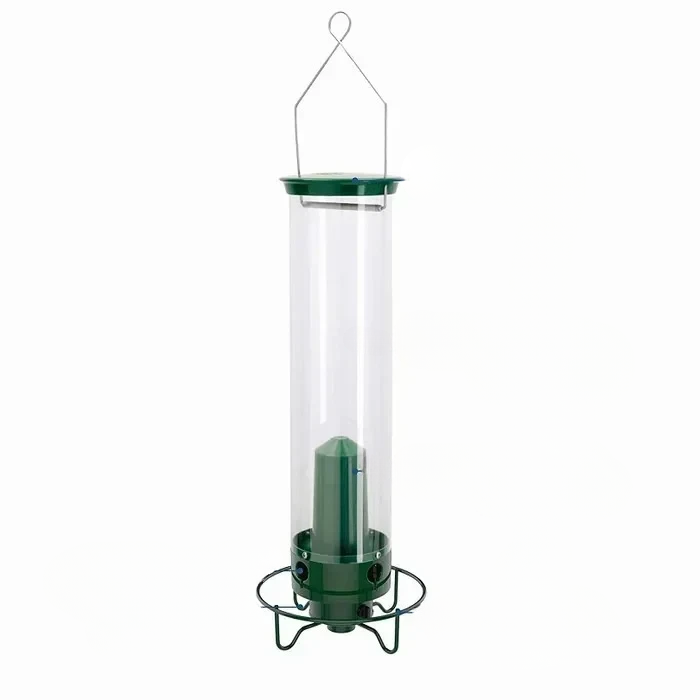 Durable polycarbonate & metal bird feeder. Attracts wild birds to your garden for easy birdwatching.