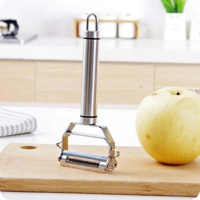 Stainless Steel Multi - Function Vegetable Peeler & Julienne Cutter - Lexians