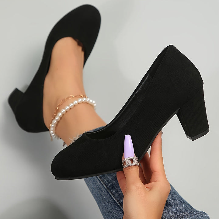 Chic orthopedic heels for women, ensuring all-day comfort with a stable design.