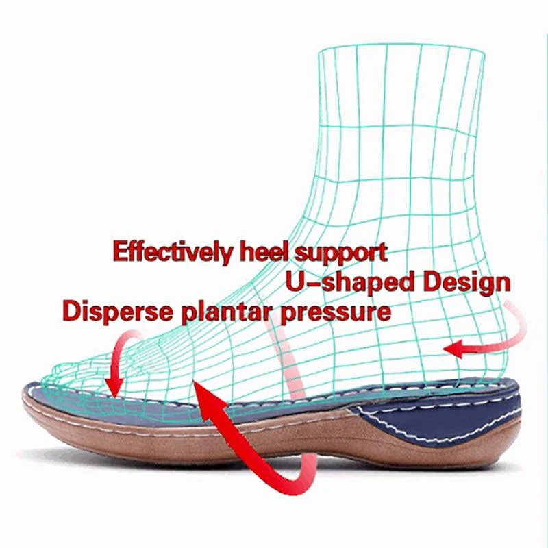 Stylish women's comfort flats in black, designed for bunion relief with orthopedic arch support.