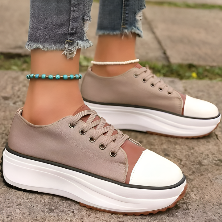 Women's platform orthopedic footwear, engineered for superior support and all-day comfort. Modern, stylish design.