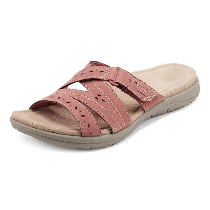 Foot support for women: adjustable orthopedic summer sandals for superior comfort.