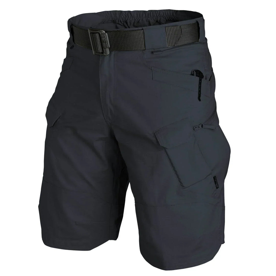 Men's tactical outdoor cargo shorts, durable & multi-pocket. Ideal for hiking, work, and summer adventures.