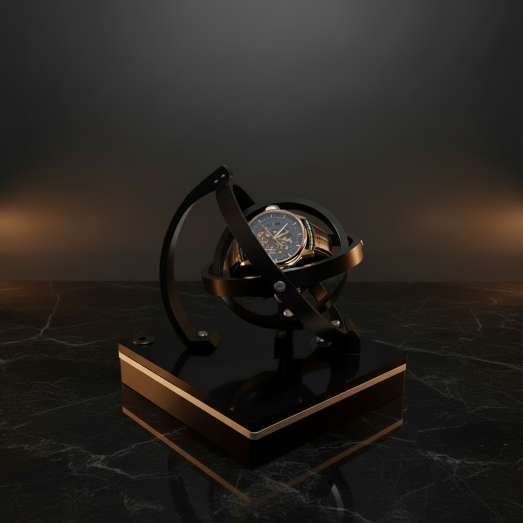 Unisex automatic watch winder ensures quiet operation, perfect for luxury watch collectors seeking silent storage.