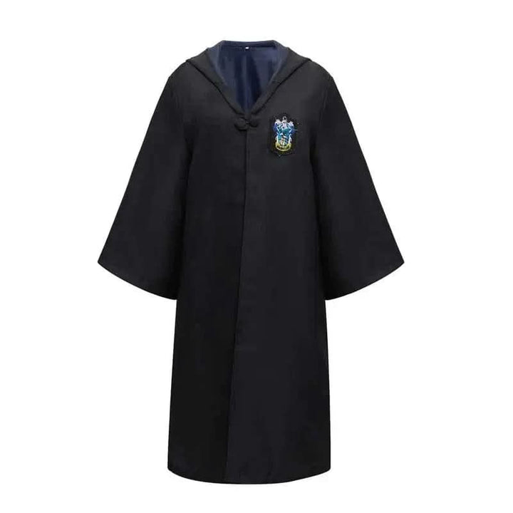 Full-length wizard robe for a unisex magical costume, great for Halloween, role-play, and fantasy events.