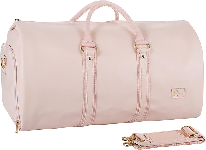 Lightweight carry-on weekender bag, perfect for quick getaways & travel convenience.