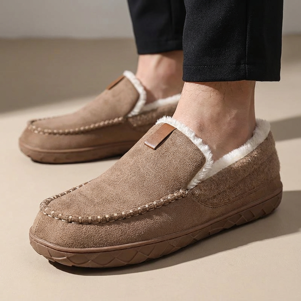 Unisex Cozy Comfort Shoes, featuring a plush lining & cushioned insole for all-day wear