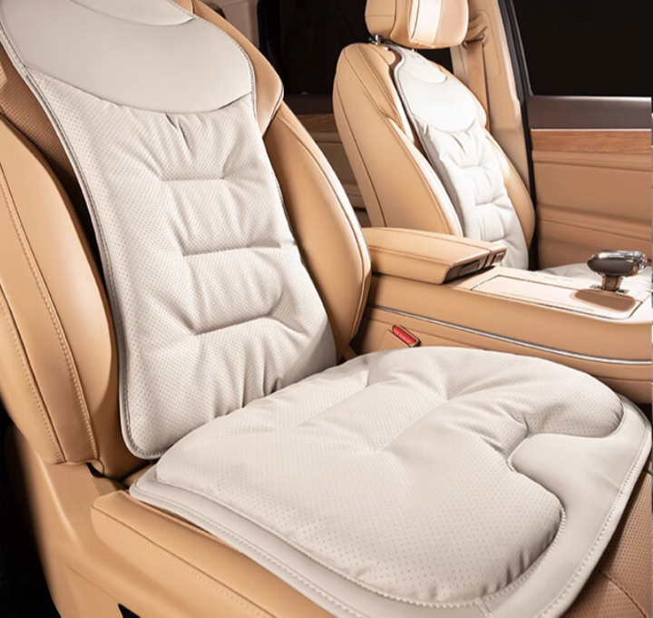 Premium ergonomic back support cushion for car seats, enhancing driving comfort and correcting posture.