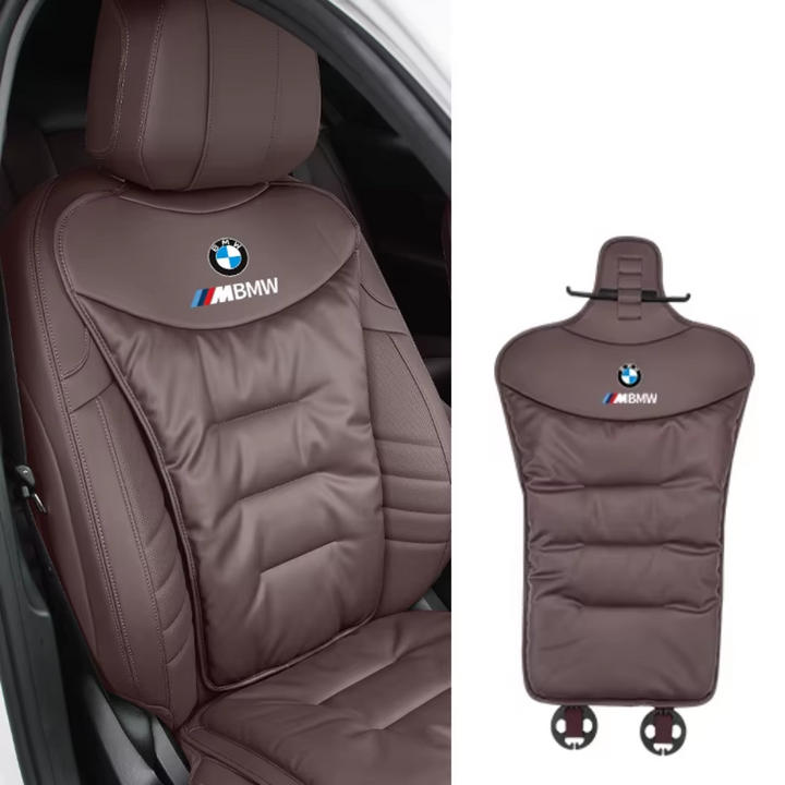 Breathable lumbar support cushion for cars, providing ergonomic back support and comfortable driving.