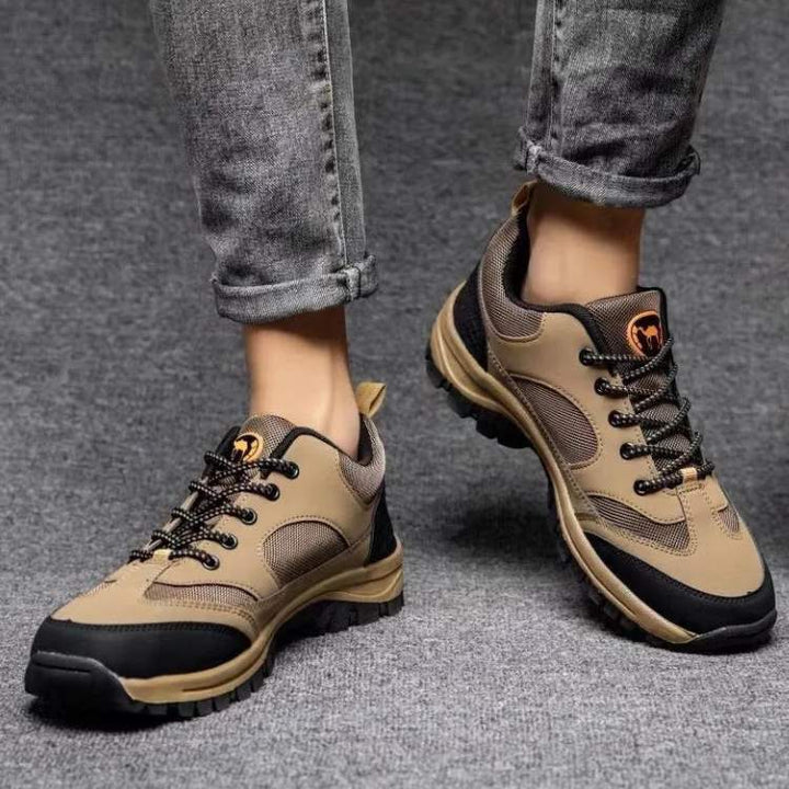 Ergonomic unisex trekking shoes designed for pain-free hiking. Ideal outdoor footwear for comfortable, supportive trail adventures.