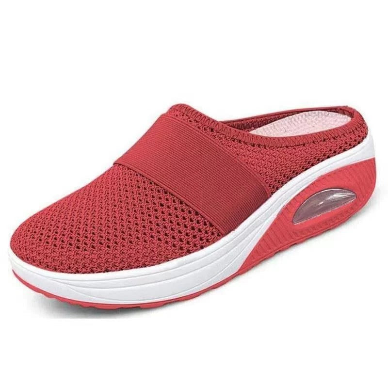 Breathable unisex comfort slippers for indoor & outdoor use. All-day foot support, lightweight & easy slip-on.