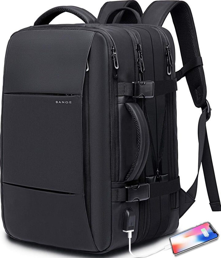 Unisex waterproof travel backpack, 26-45L, designed for maximum organization.