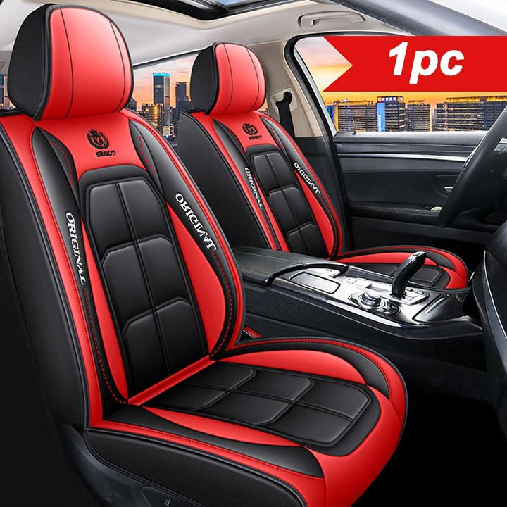 Padded faux leather car seat cover for unisex. Universal fit, comfortable interior upgrade & seat protection.