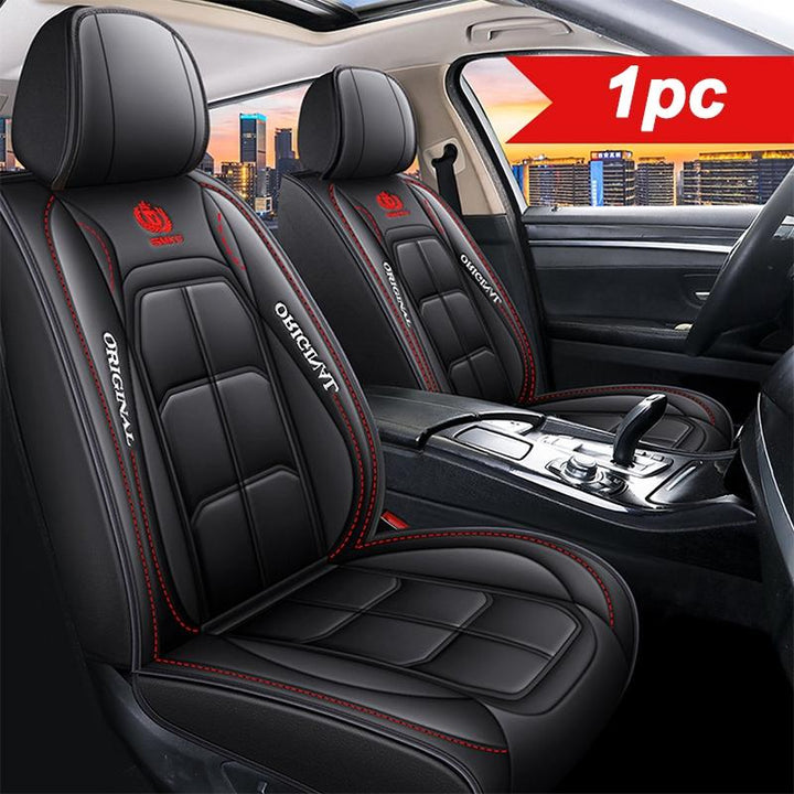 Unisex faux leather car seat cover. Universal fit, easy clean, ultimate protection for automotive interior decor.