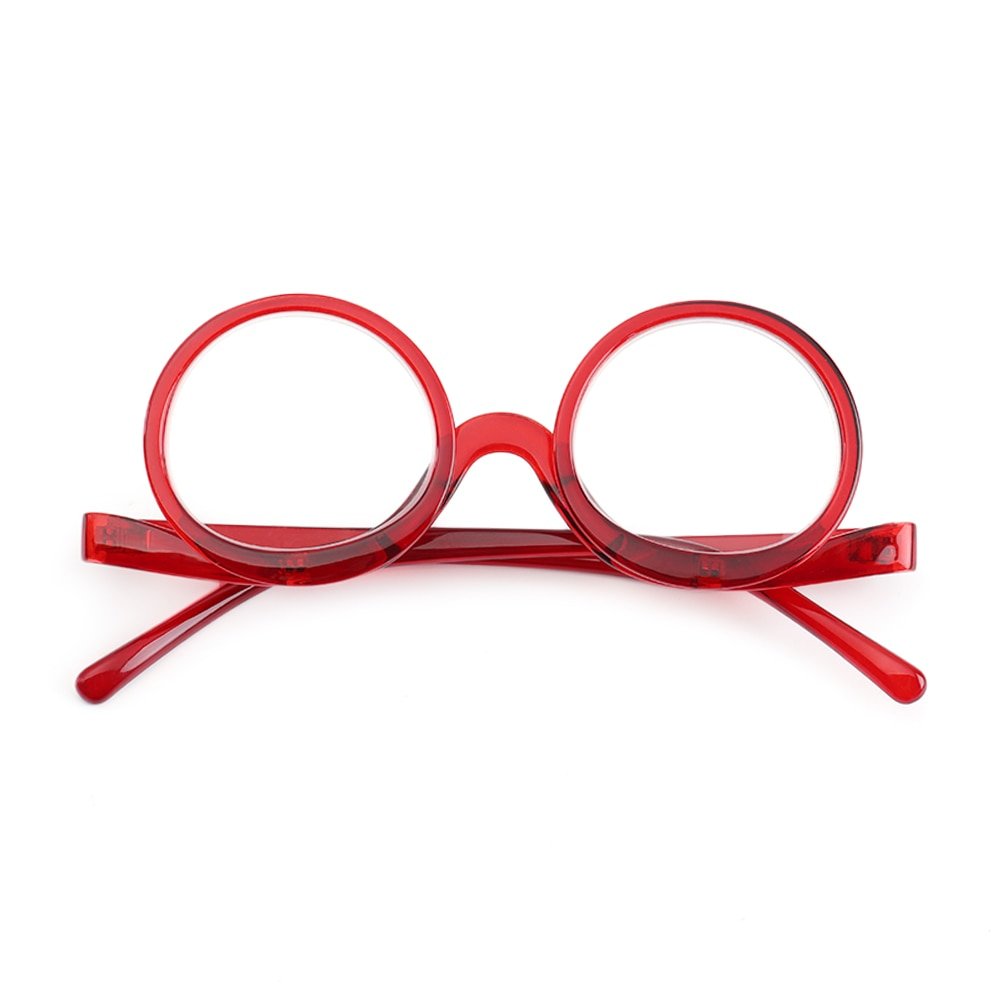 Magnifying glasses for precise eyeliner & eyeshadow application. Essential beauty tool for detail.