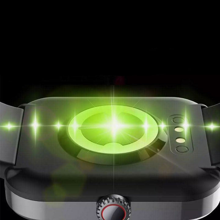 Daily wear fitness smartwatch with non-invasive blood sugar, heart rate, blood pressure, and sleep tracking.