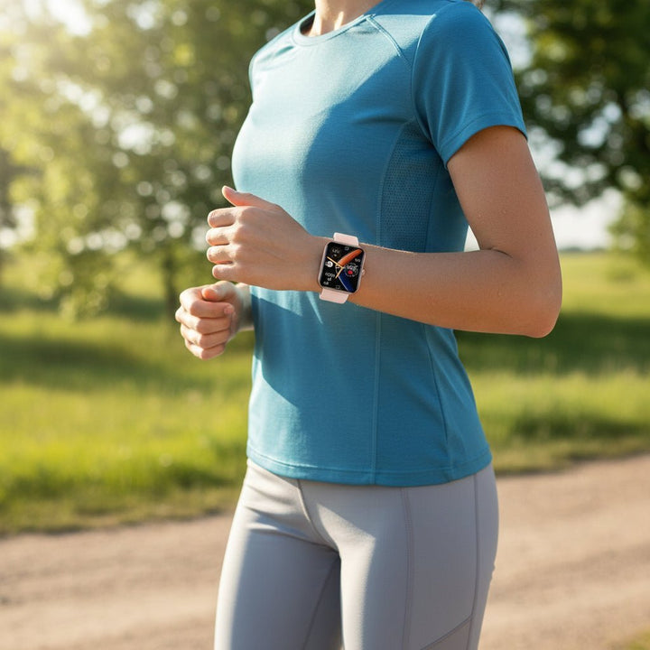 Unisex vital tracker smartwatch with accurate non-invasive blood glucose, heart rate, blood pressure, and sleep.