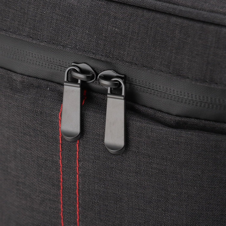 Two-bottle insulated wine cooler tote bag, a versatile canvas drink carrier & picnic accessory.