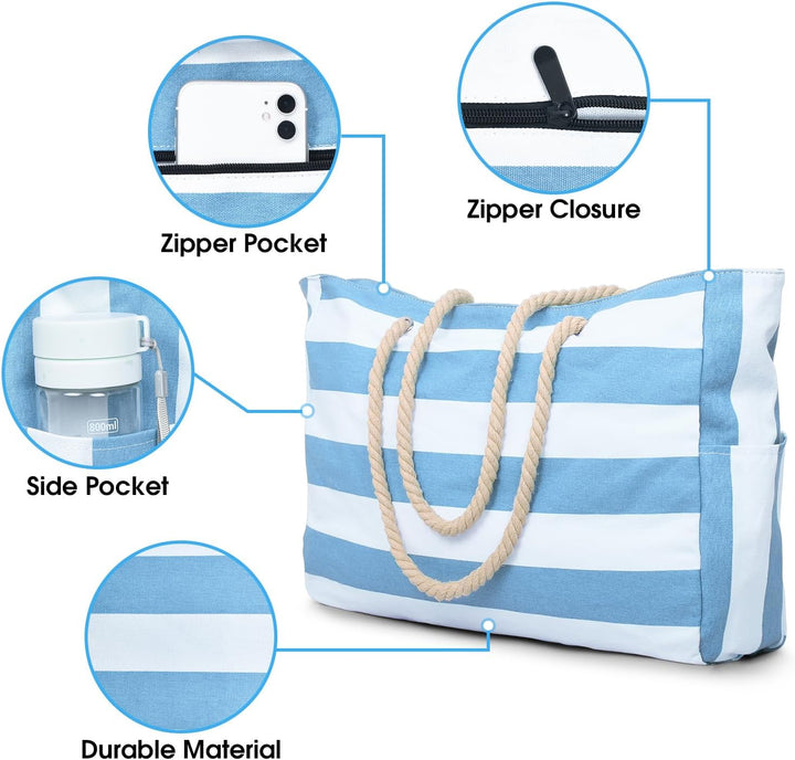 Large capacity waterproof shoulder bag with comfortable, sturdy straps.