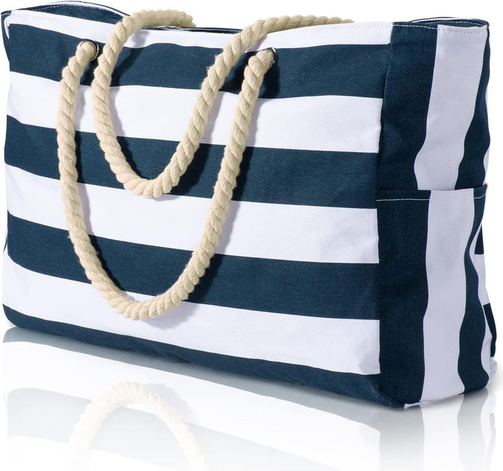 Spacious unisex waterproof tote in a vibrant color, perfect for summer fun.