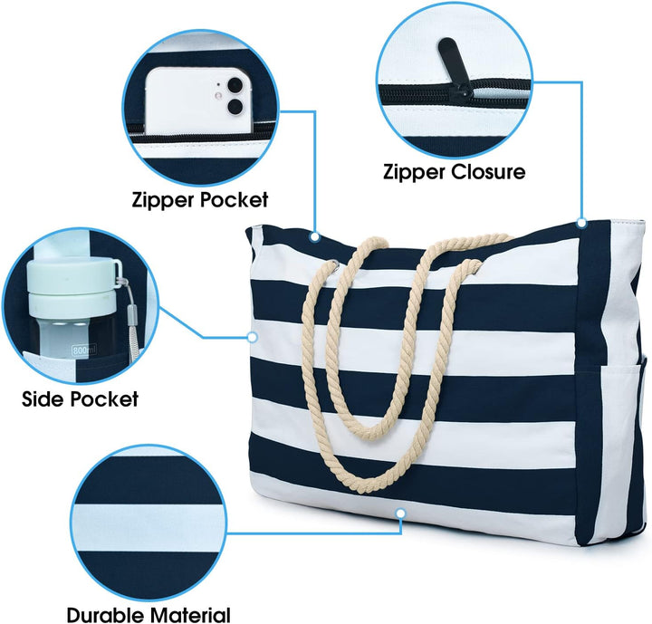 Comfortable waterproof shoulder tote, perfect for busy parents on the go.