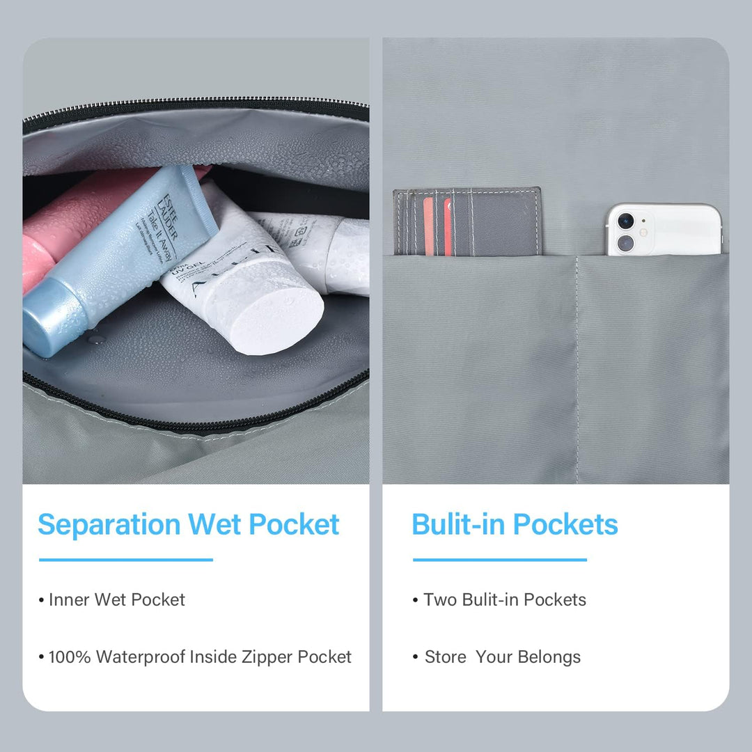Large capacity waterproof bag, excellent for outdoor gear and sports equipment.