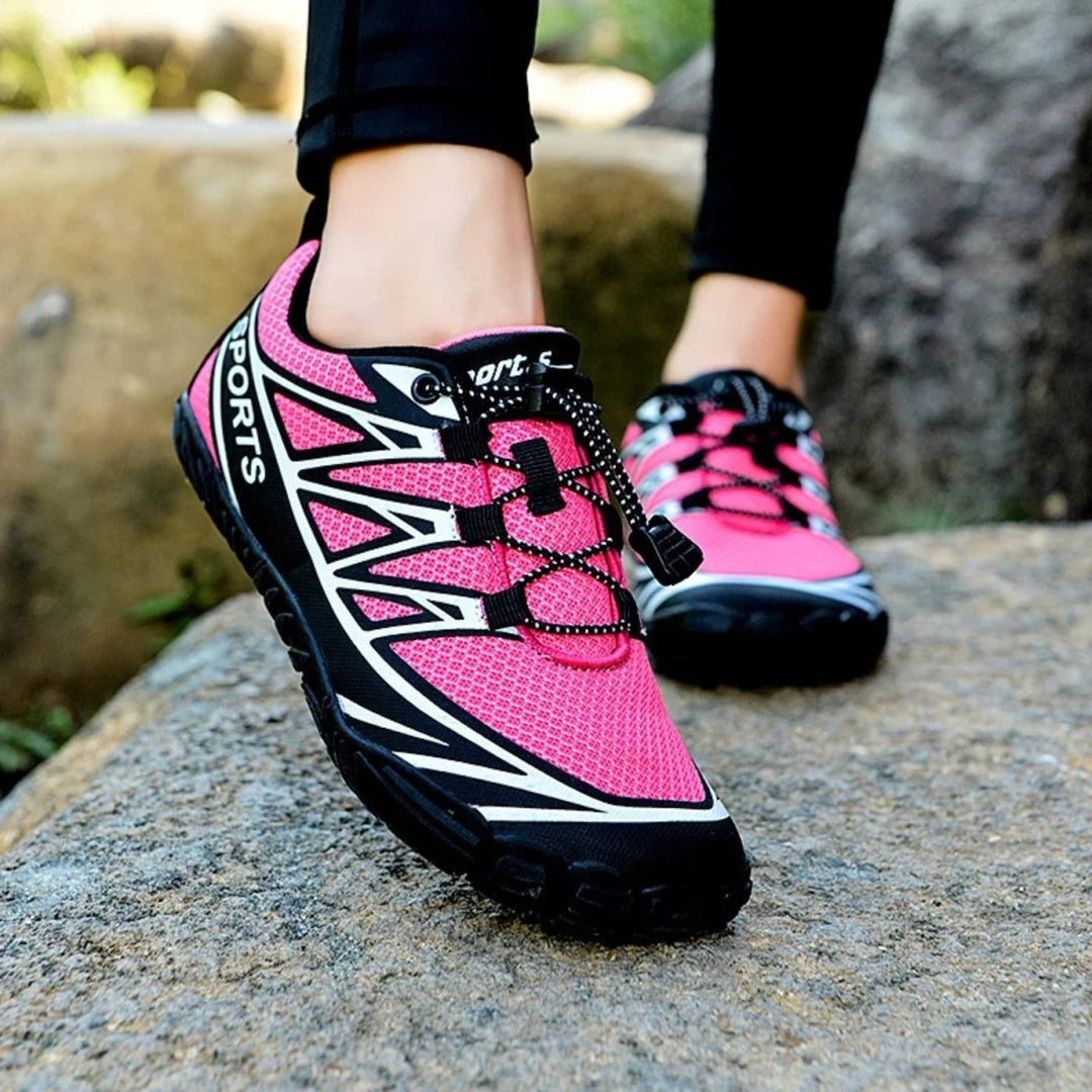 Unisex lightweight athletic footwear. Barefoot cycling shoes deliver comfort & performance on road & trail.