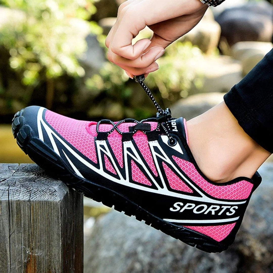 Performance unisex barefoot cycling shoes. Lightweight design with non-slip sole for road & trail cycling.