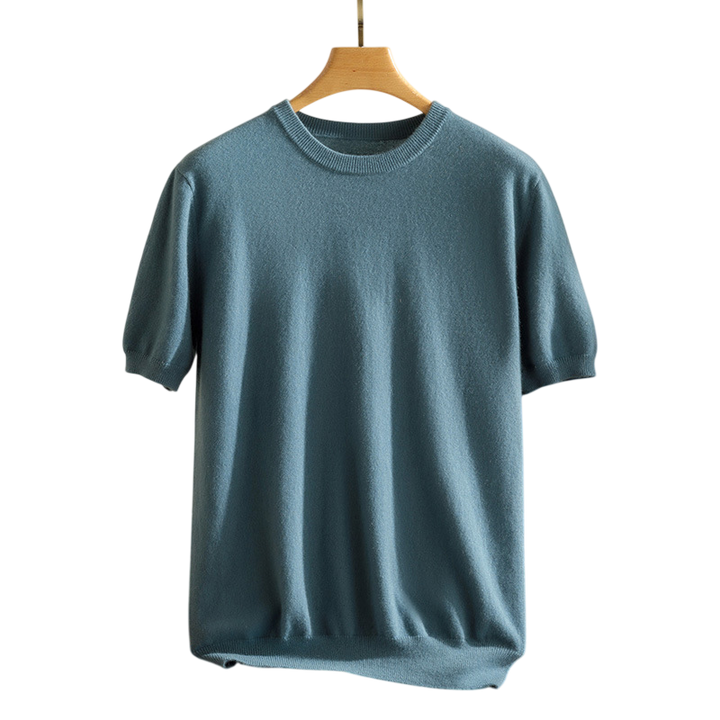 Luxury unisex cashmere crewneck shirt, designed for supreme softness, breathability, and a relaxed comfortable fit.