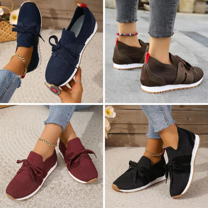 Lightweight unisex orthopedic comfort sneakers with breathable material & supportive arch design for active comfort.