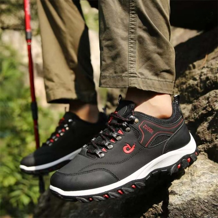 Supportive unisex orthopedic hiking footwear, ideal for pain relief & long walks during active lifestyles.
