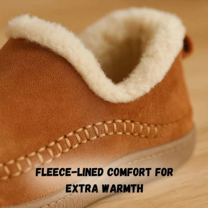 Durable unisex winter comfort shoes, offering orthopedic support, cushioning, & non-slip safety for cold weather.