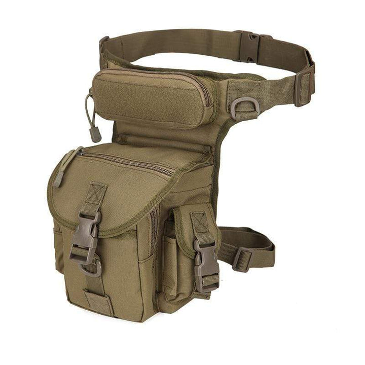Waist pack & thigh bag combo with multiple compartments, ideal for utility & organized storage