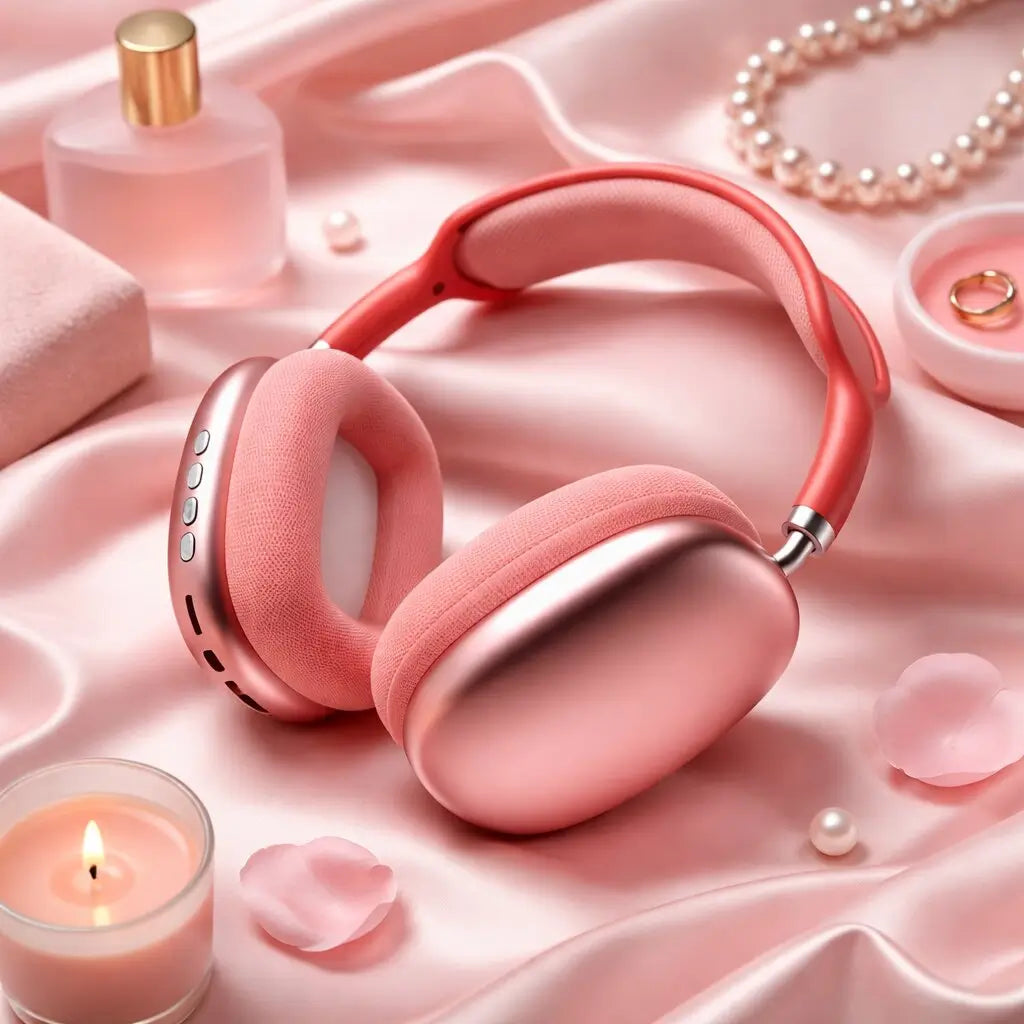 Unisex Bluetooth over-ear headphones, designed for ultimate comfort and sound clarity.